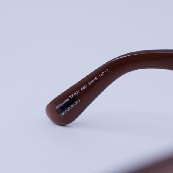 Tom Ford Jacquetta FT0921 48G Sunglasses Brown Square Frame, Brown Lenses - Picture 9 of 10